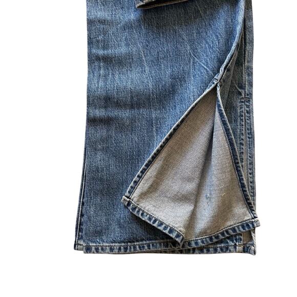 PISTOLA Flare Distressed Jeans with split at hem Women's Size 27 NWOT - Picture 9 of 9